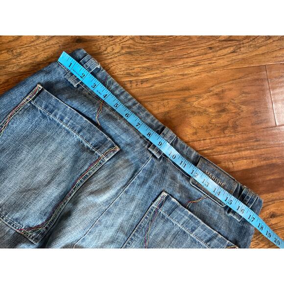 Vtg Marithé + François Girbaud Baggy Men's Jeans Streetwear Barrel Distressed 34 - Picture 10 of 12